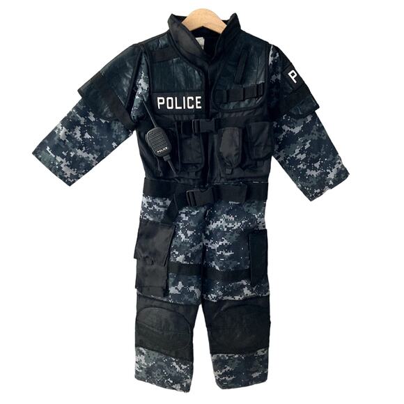 TeeTot One Piece Police Dress Up Costume - 3/4 - Picture 1 of 11